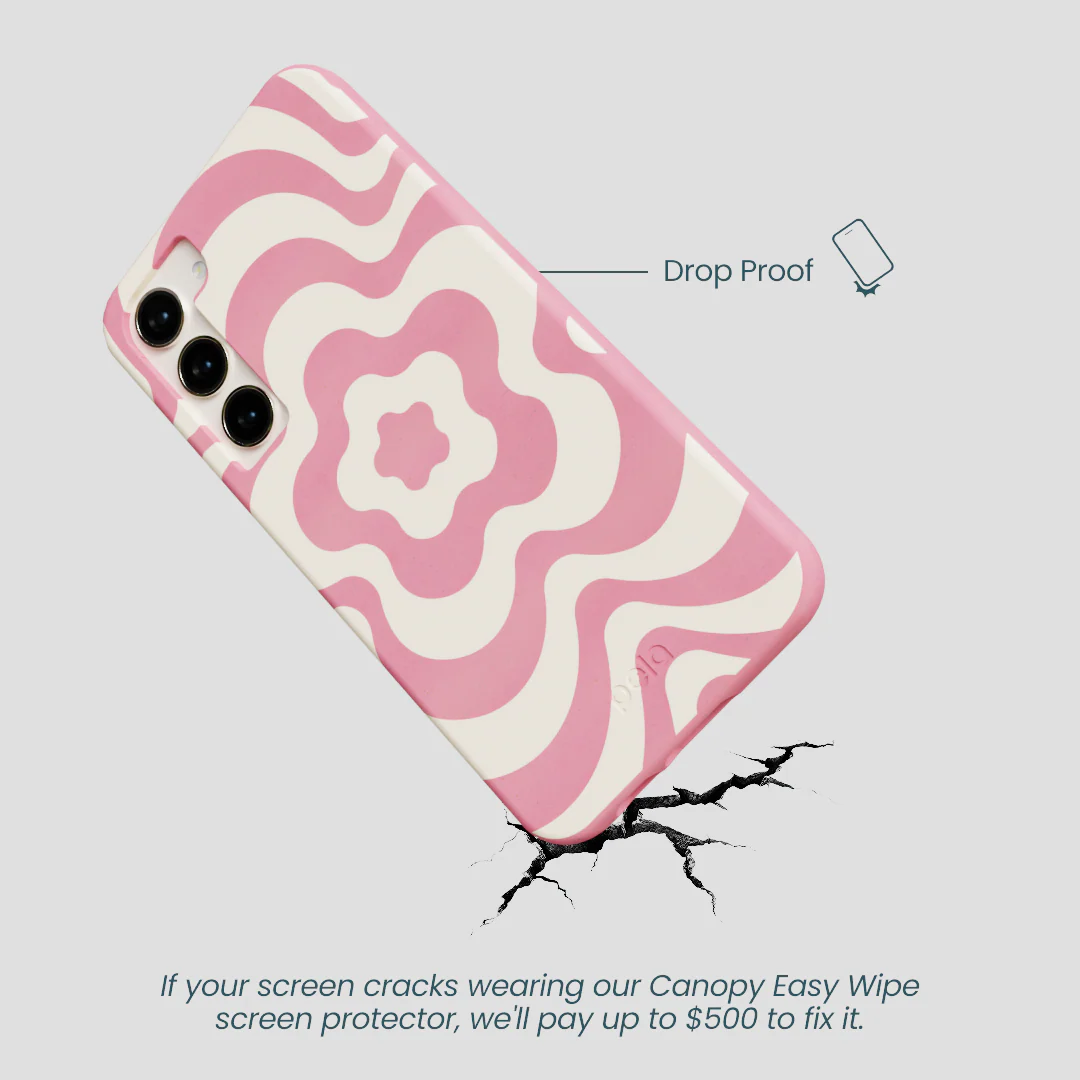 Bubblegum Pink Morning Flower Samsung Galaxy S23+(Plus) Case - Image 4