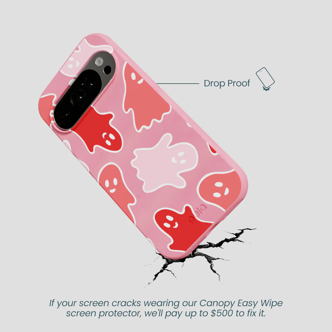 Bubblegum Pink Phantom Pals Google Pixel 10/10 Pro Case - Image 4
