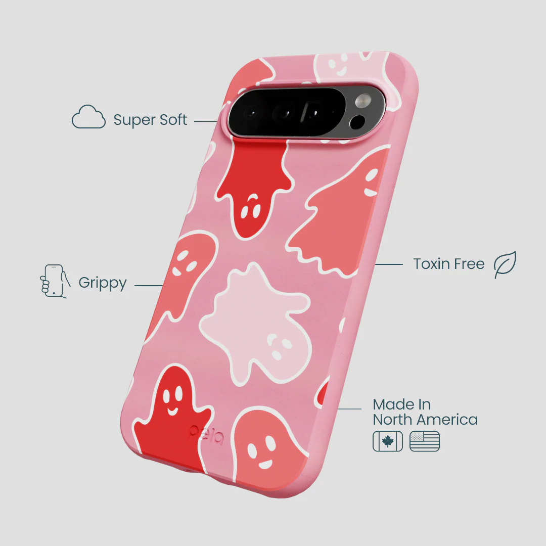 Bubblegum Pink Phantom Pals Google Pixel 10 Pro XL Case - Image 3