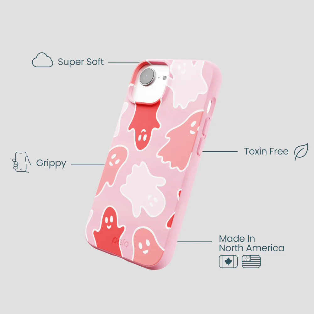 Bubblegum Pink Phantom Pals iPhone 16e/17e Case - Image 4