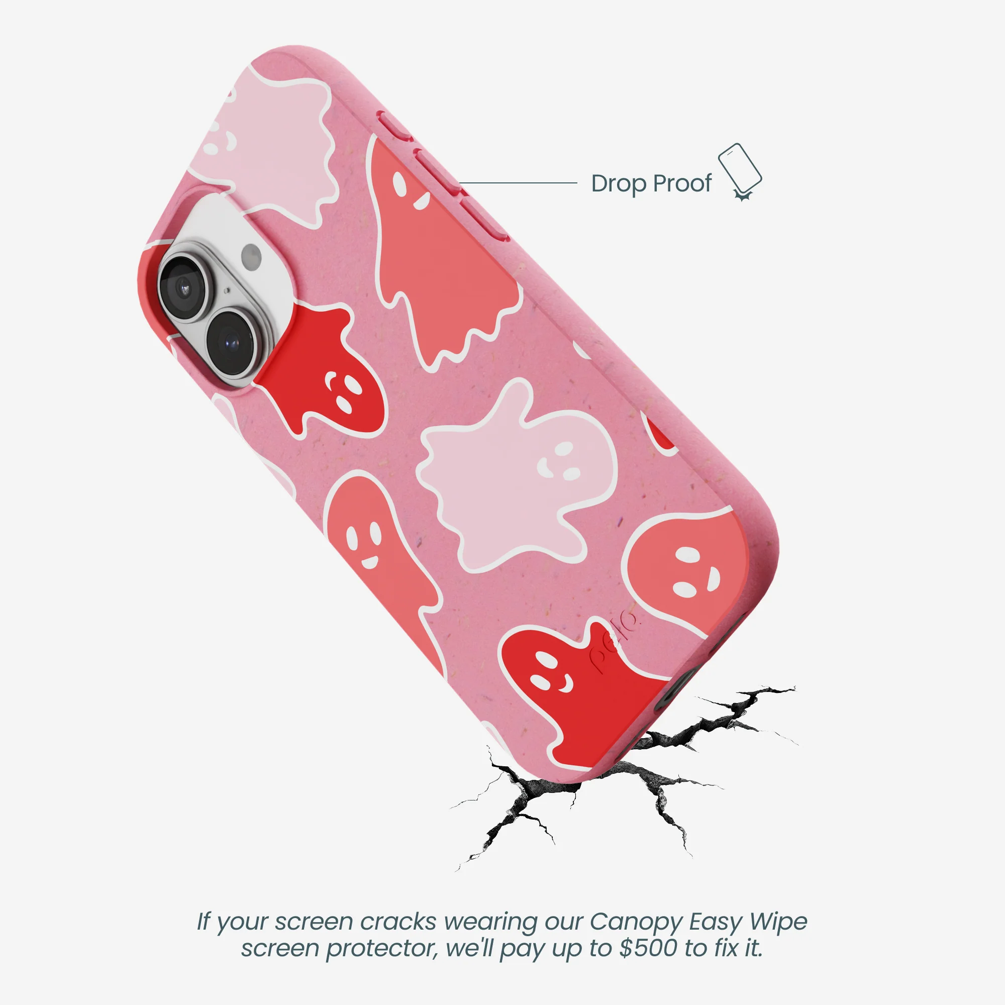 Bubblegum Pink Phantom Pals iPhone 17 Case - Image 5
