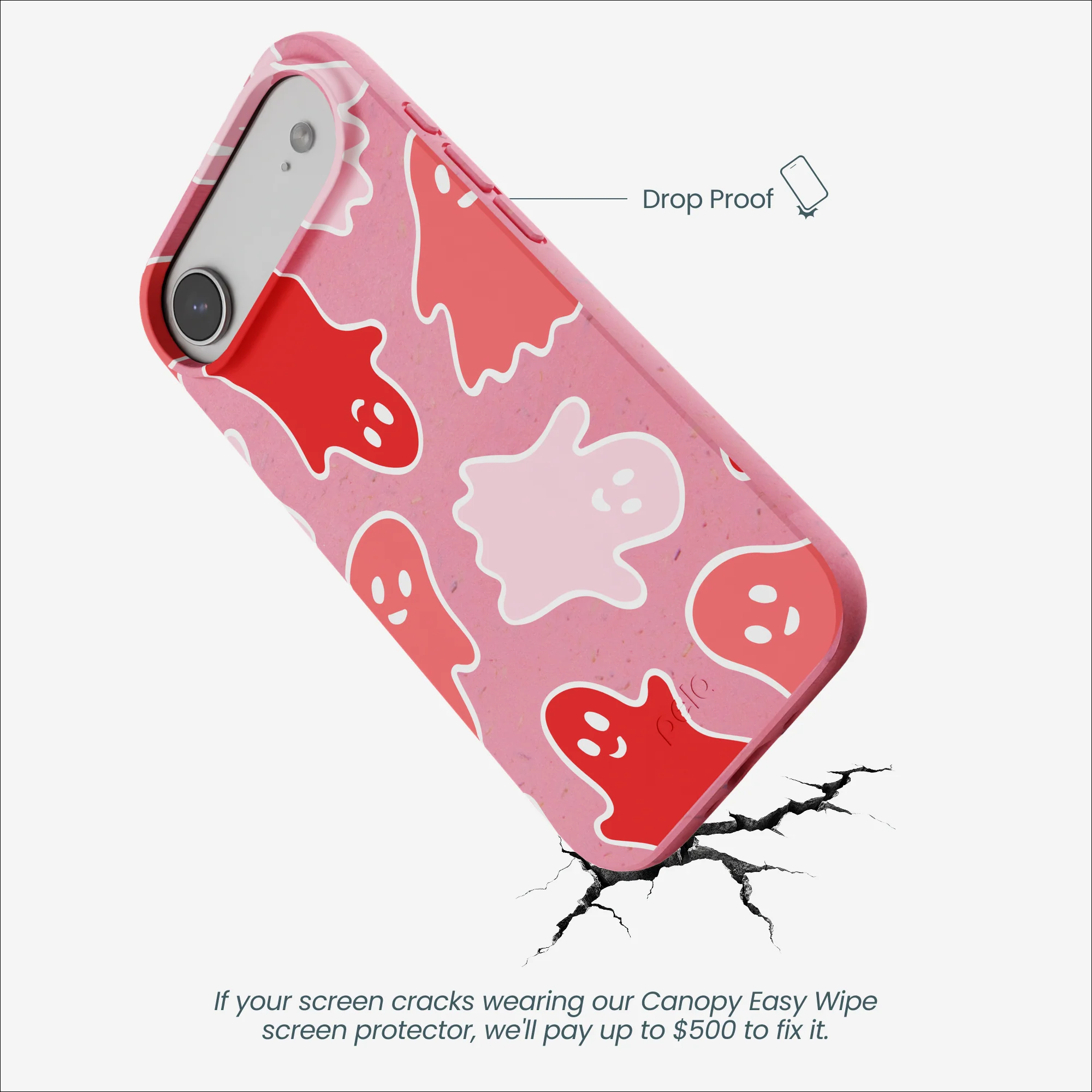 Bubblegum Pink Phantom Pals iPhone Air Case - Image 5