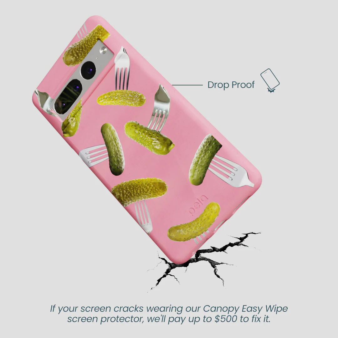 Bubblegum Pink Pickle Party Google Pixel 7 Pro Case - Image 5