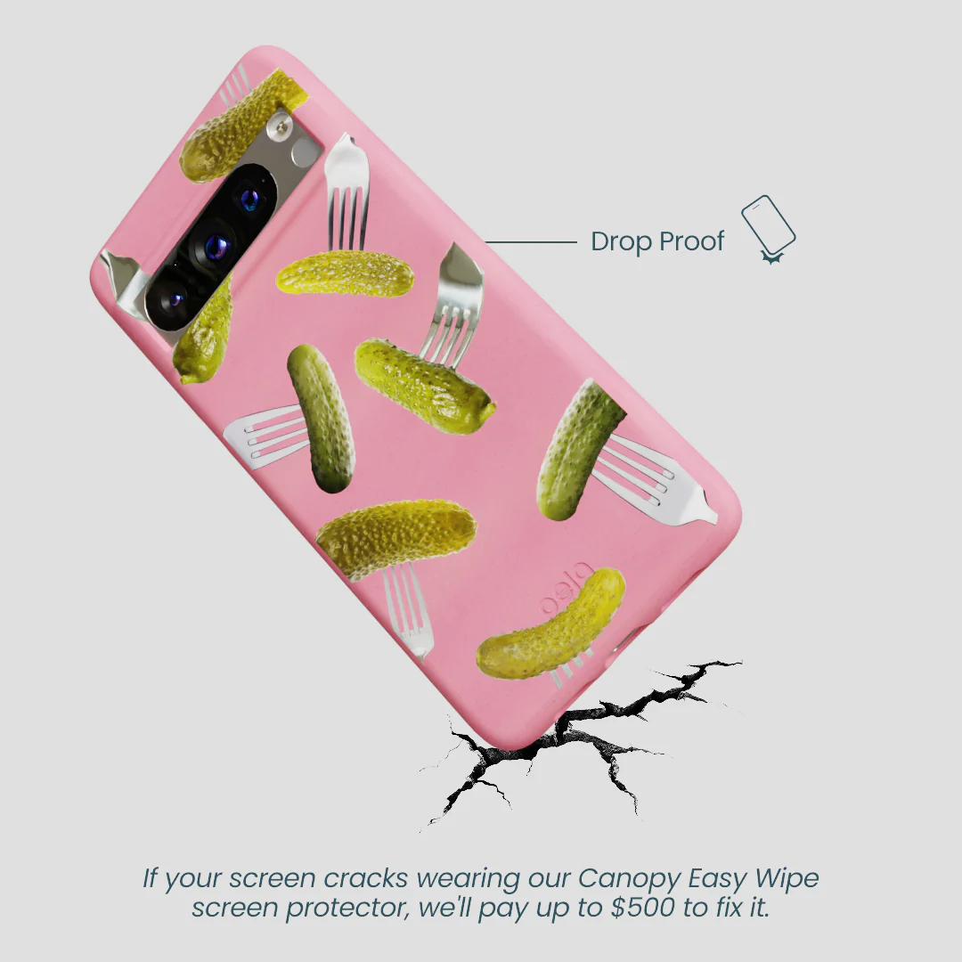 Bubblegum Pink Pickle Party Google Pixel 8 Pro Case - Image 5