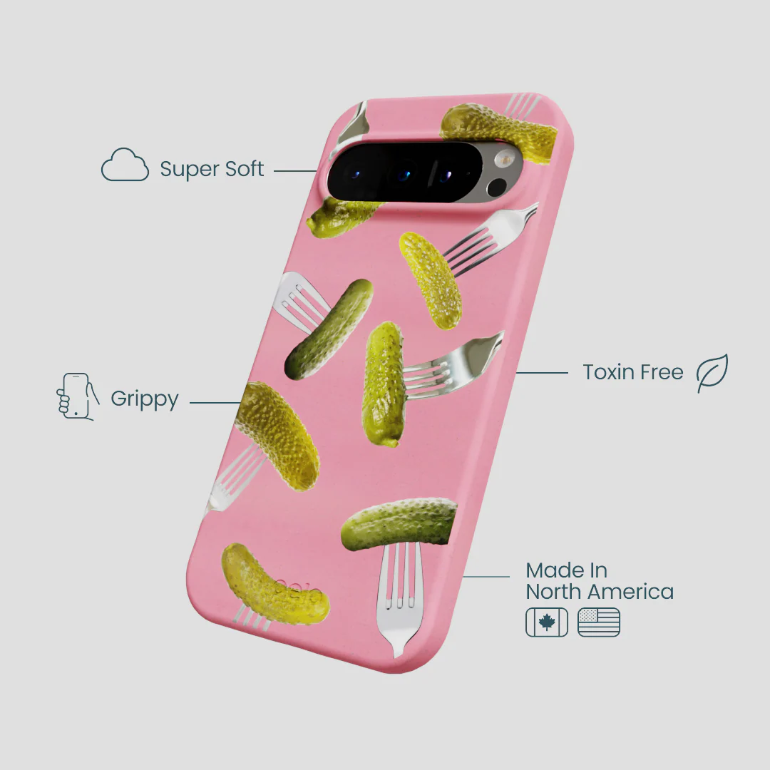 Bubblegum Pink Pickle Party Google Pixel 9/9 Pro Case - Image 4