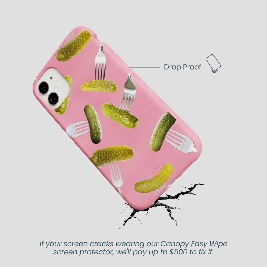 Bubblegum Pink Pickle Party iPhone 11 Case - Image 5