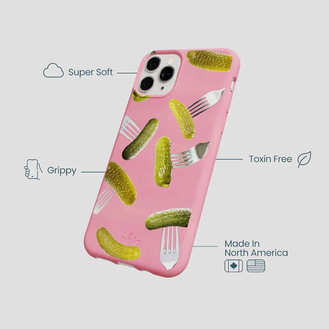 Bubblegum Pink Pickle Party iPhone 11 Pro Case - Image 4
