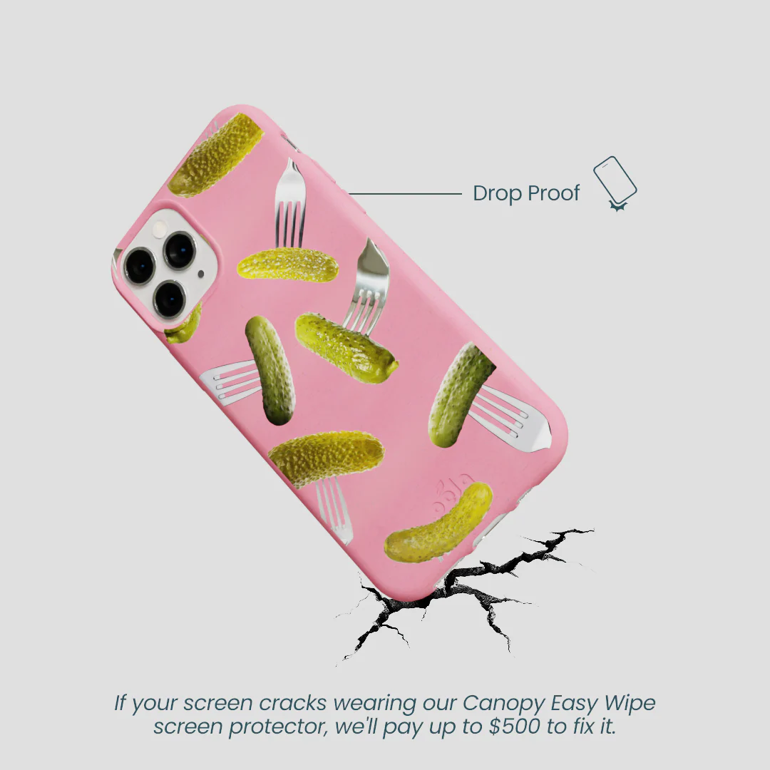 Bubblegum Pink Pickle Party iPhone 11 Pro Case - Image 5