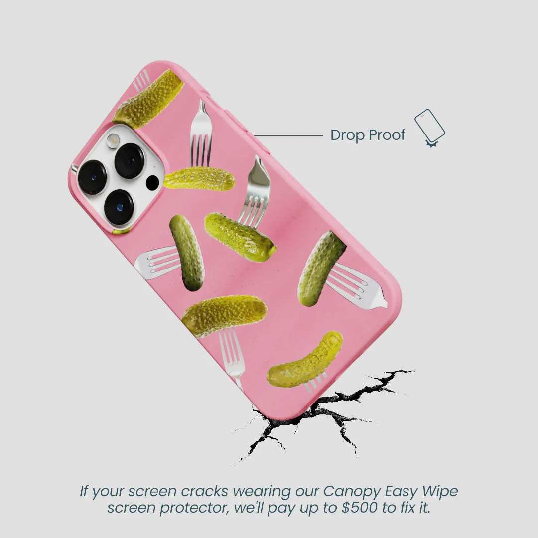 Bubblegum Pink Pickle Party iPhone 13 Pro Case - Image 5