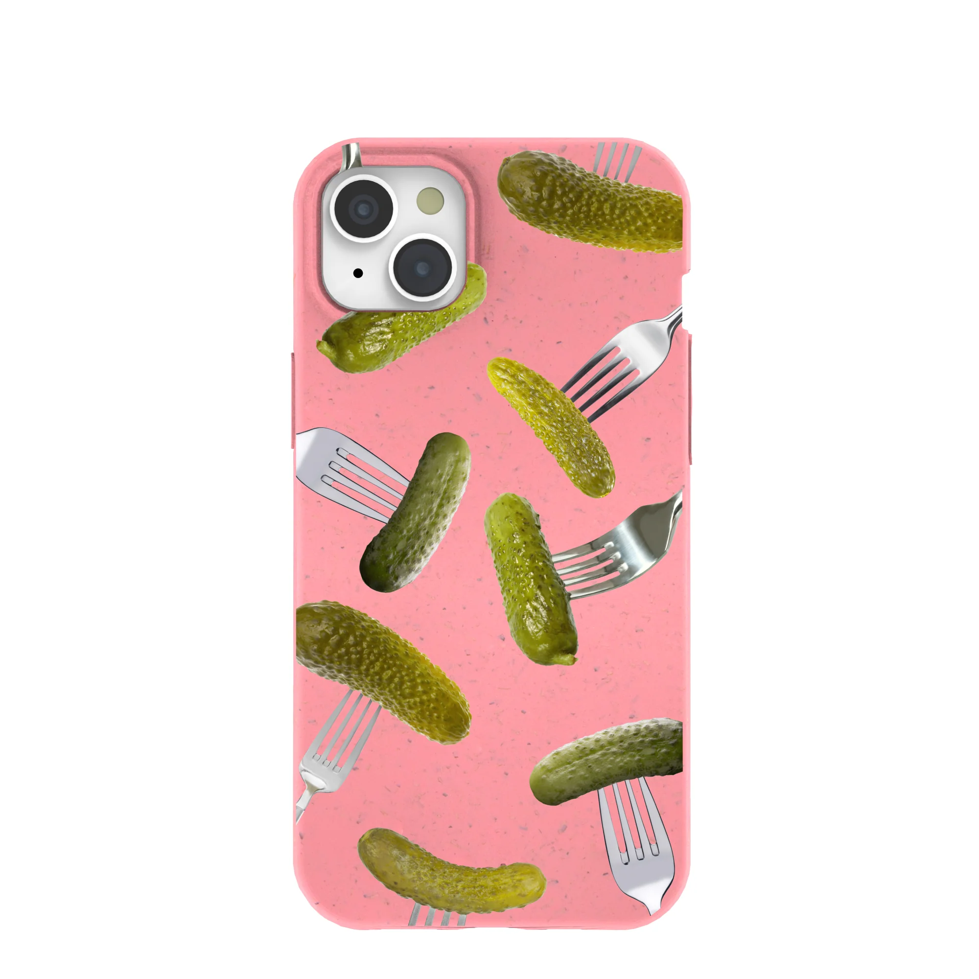 Bubblegum Pink Pickle Party iPhone 15 Plus Case