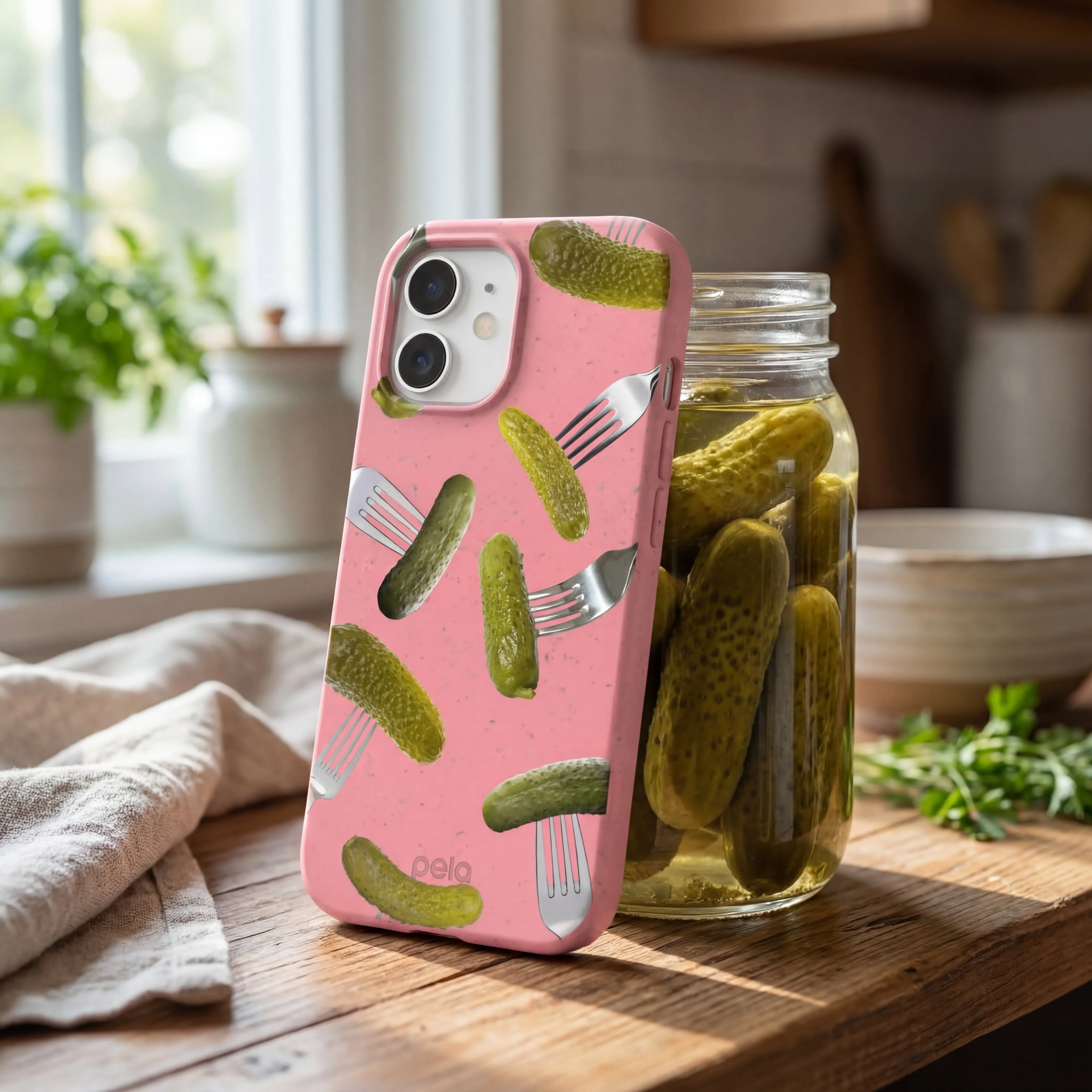 Bubblegum Pink Pickle Party iPhone 17 Pro Max Case - Image 2