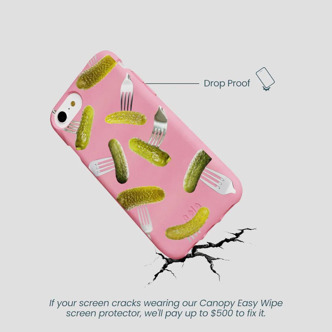 Bubblegum Pink Pickle Party iPhone 6/6s/7/8/SE Case - Image 5