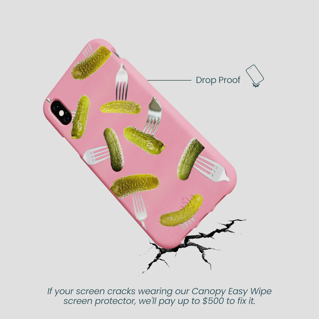 Bubblegum Pink Pickle Party iPhone XR Case - Image 5