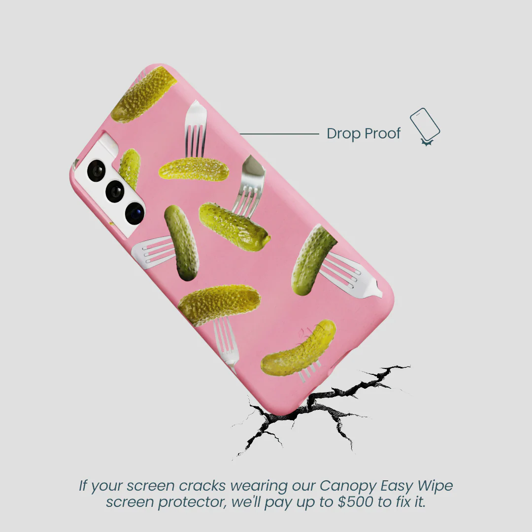 Bubblegum Pink Pickle Party Samsung Galaxy S22 Case - Image 5