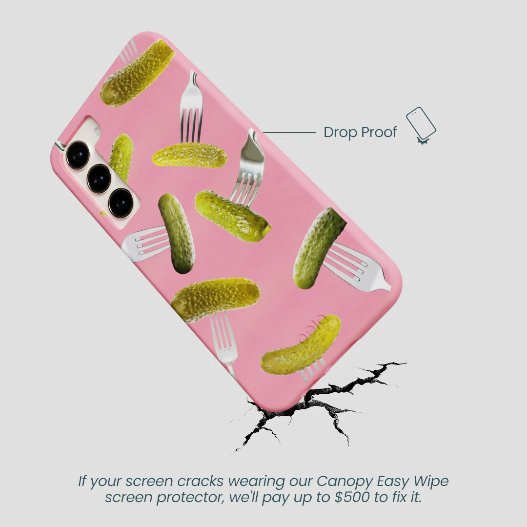 Bubblegum Pink Pickle Party Samsung Galaxy S23+(Plus) Case - Image 5