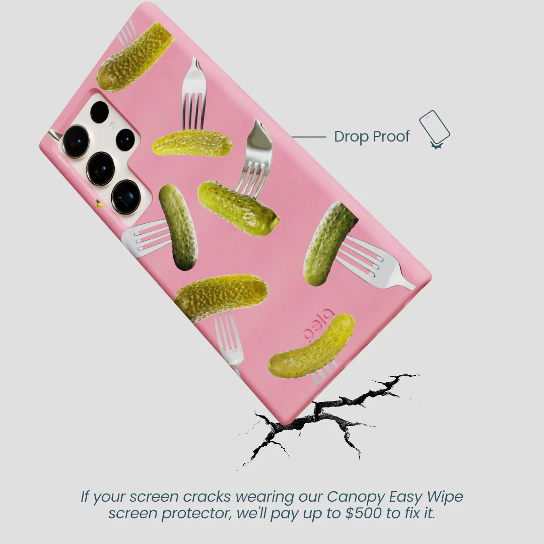 Bubblegum Pink Pickle Party Samsung Galaxy S24 Ultra Case - Image 5