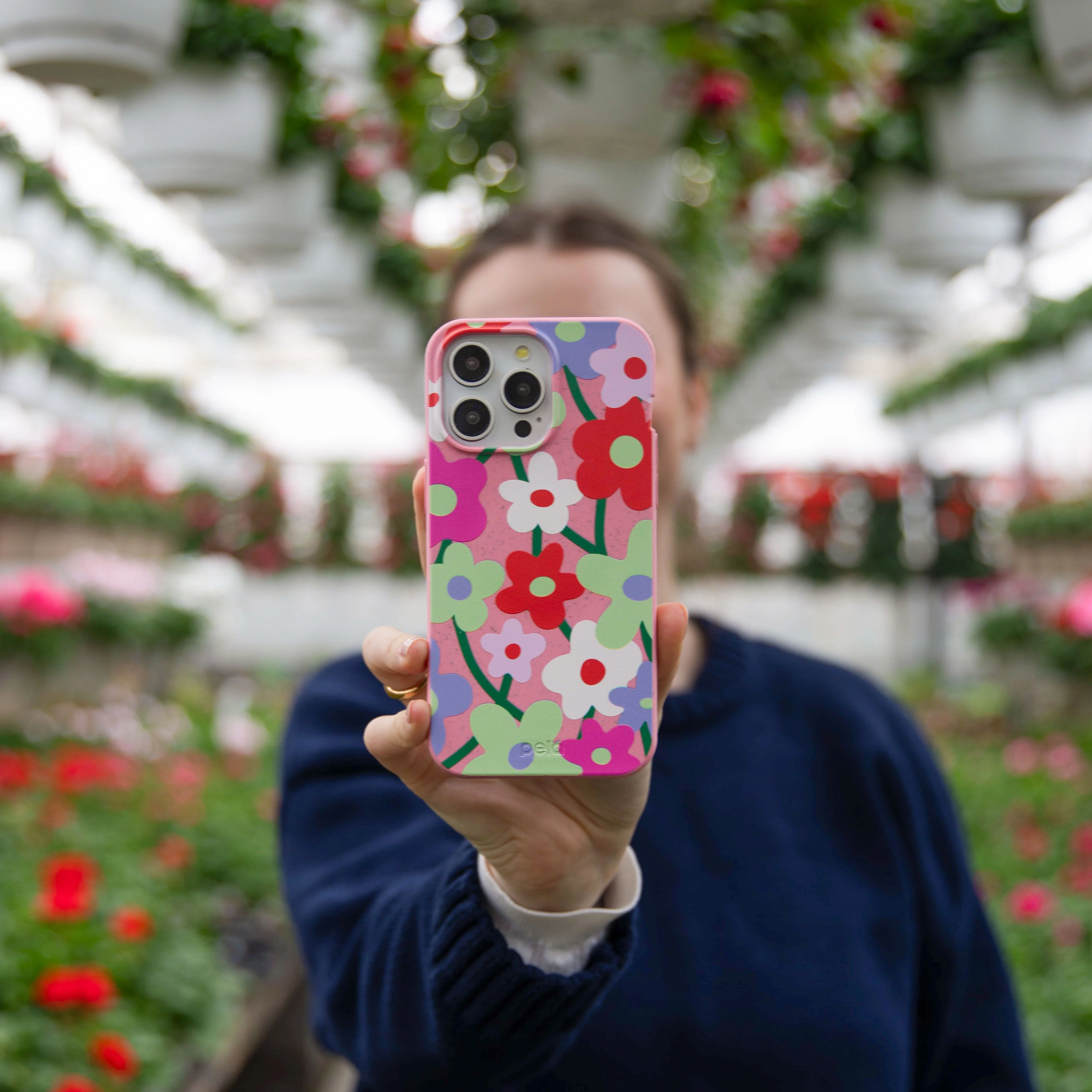 Bubblegum Pink Poppy Flora Google Pixel 8 Case - Image 2