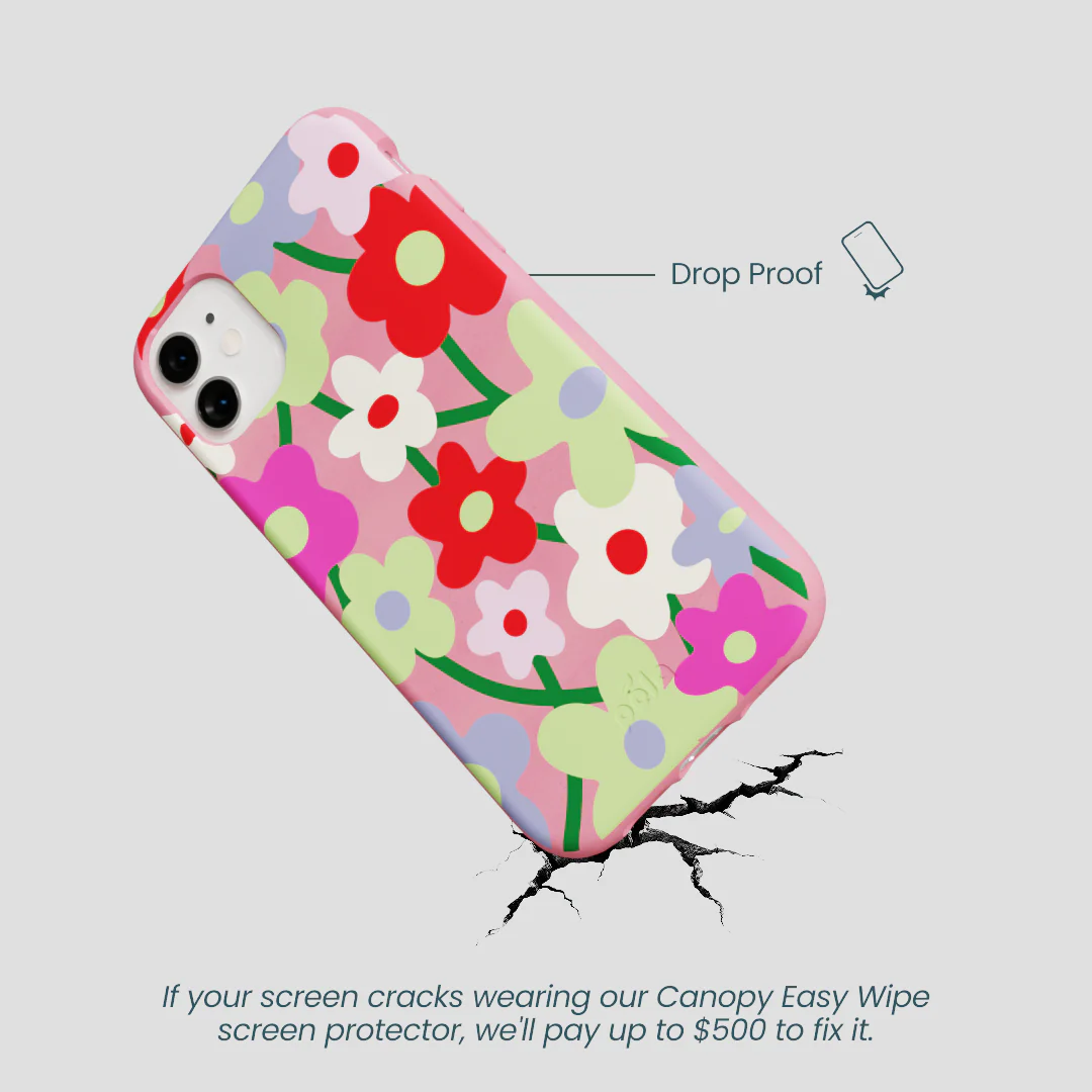 Bubblegum Pink Poppy Flora iPhone 11 Case - Image 5