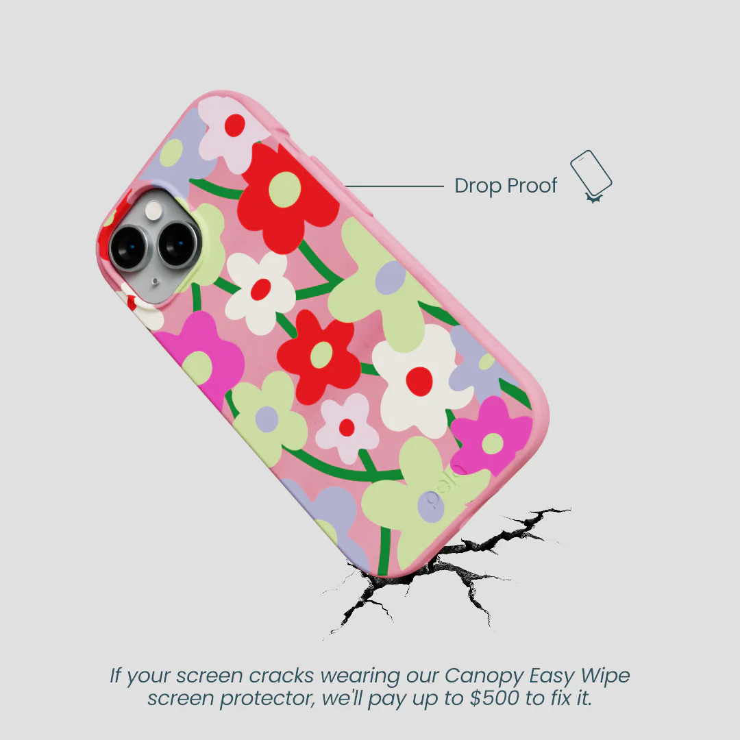 Bubblegum Pink Poppy Flora iPhone 15 Case - Image 5