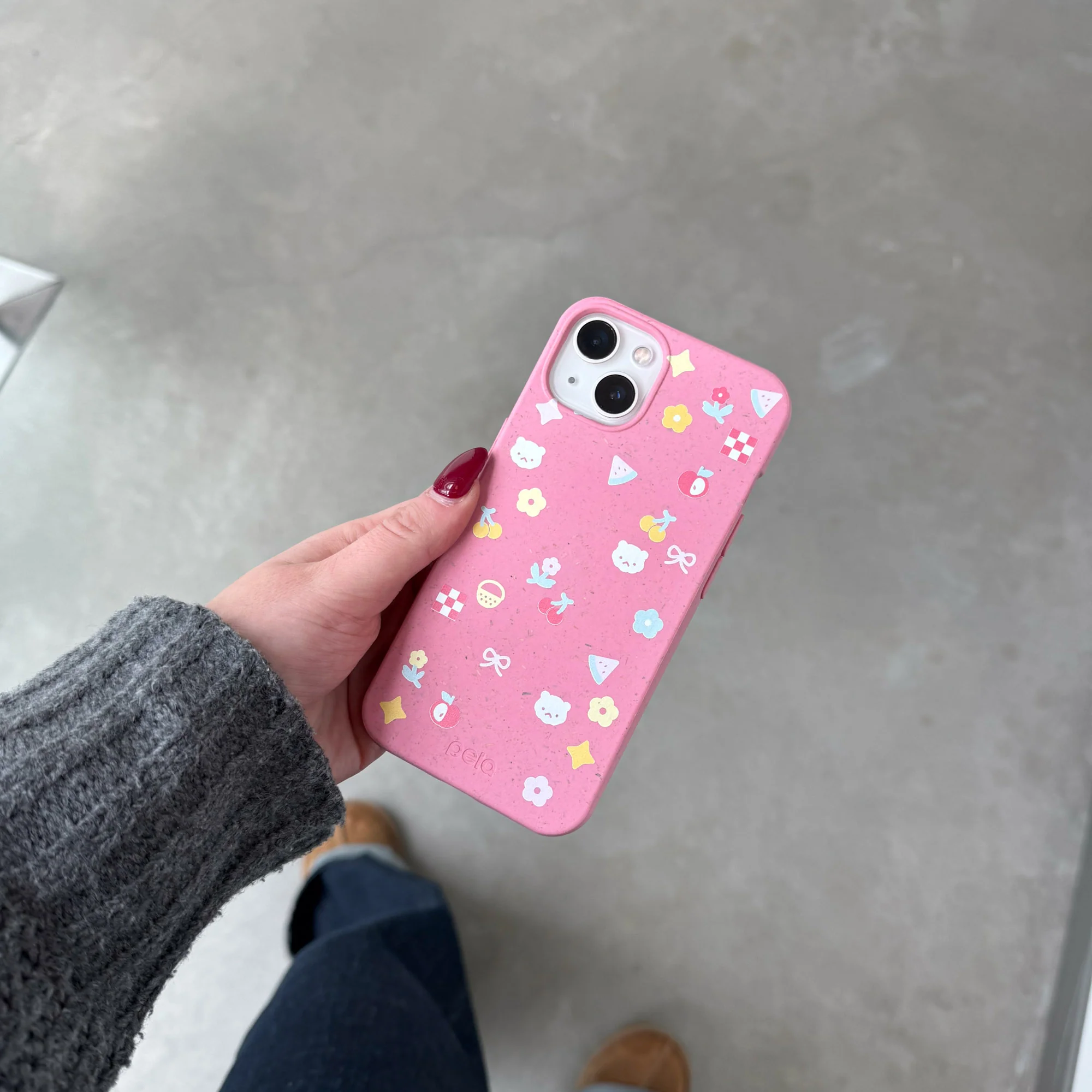 Bubblegum Pink Pretty Picnic Google Pixel 9a Case - Image 2