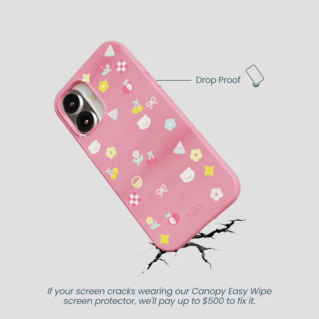 Bubblegum Pink Pretty Picnic iPhone 16 Case - Image 5