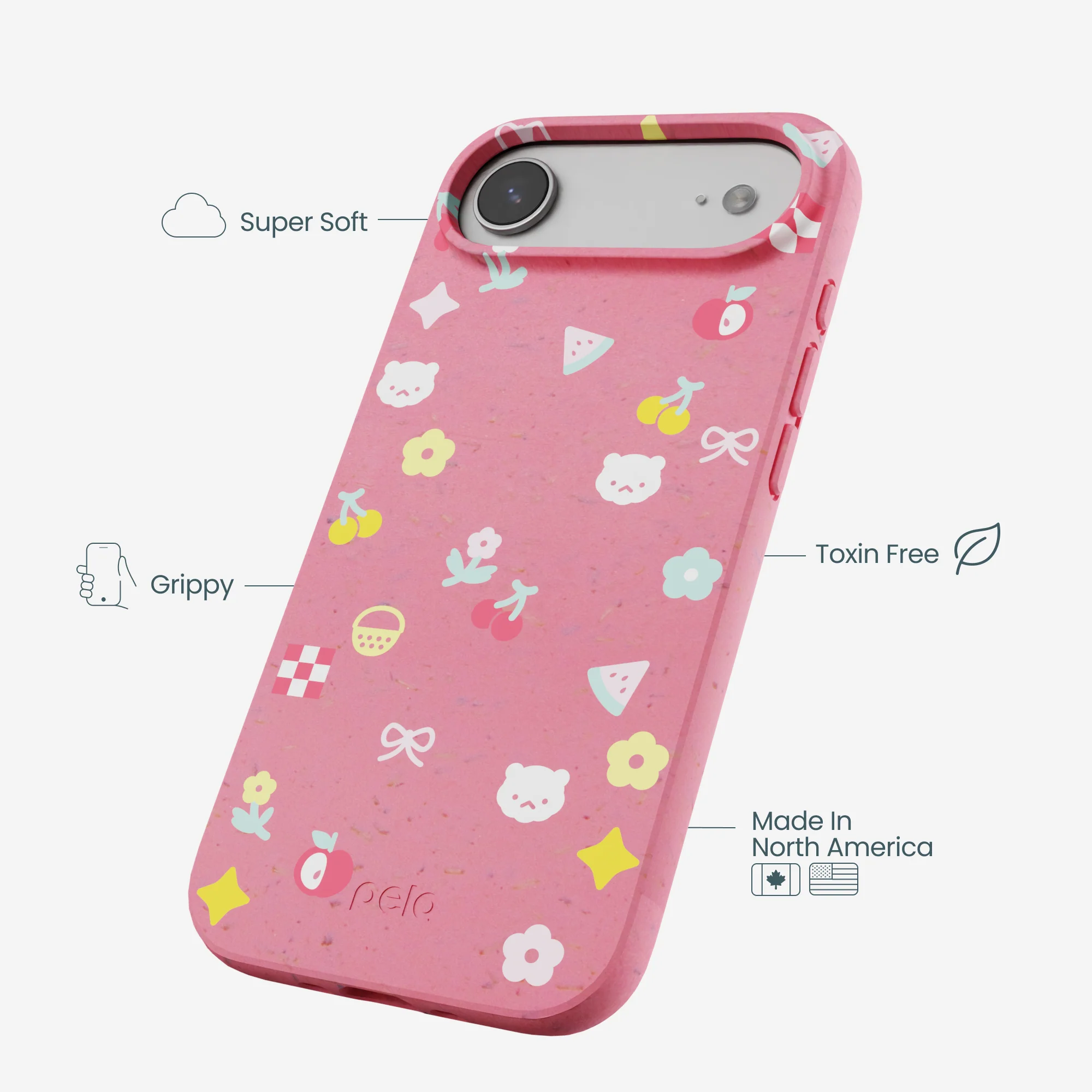 Bubblegum Pink Pretty Picnic iPhone Air Case - Image 4