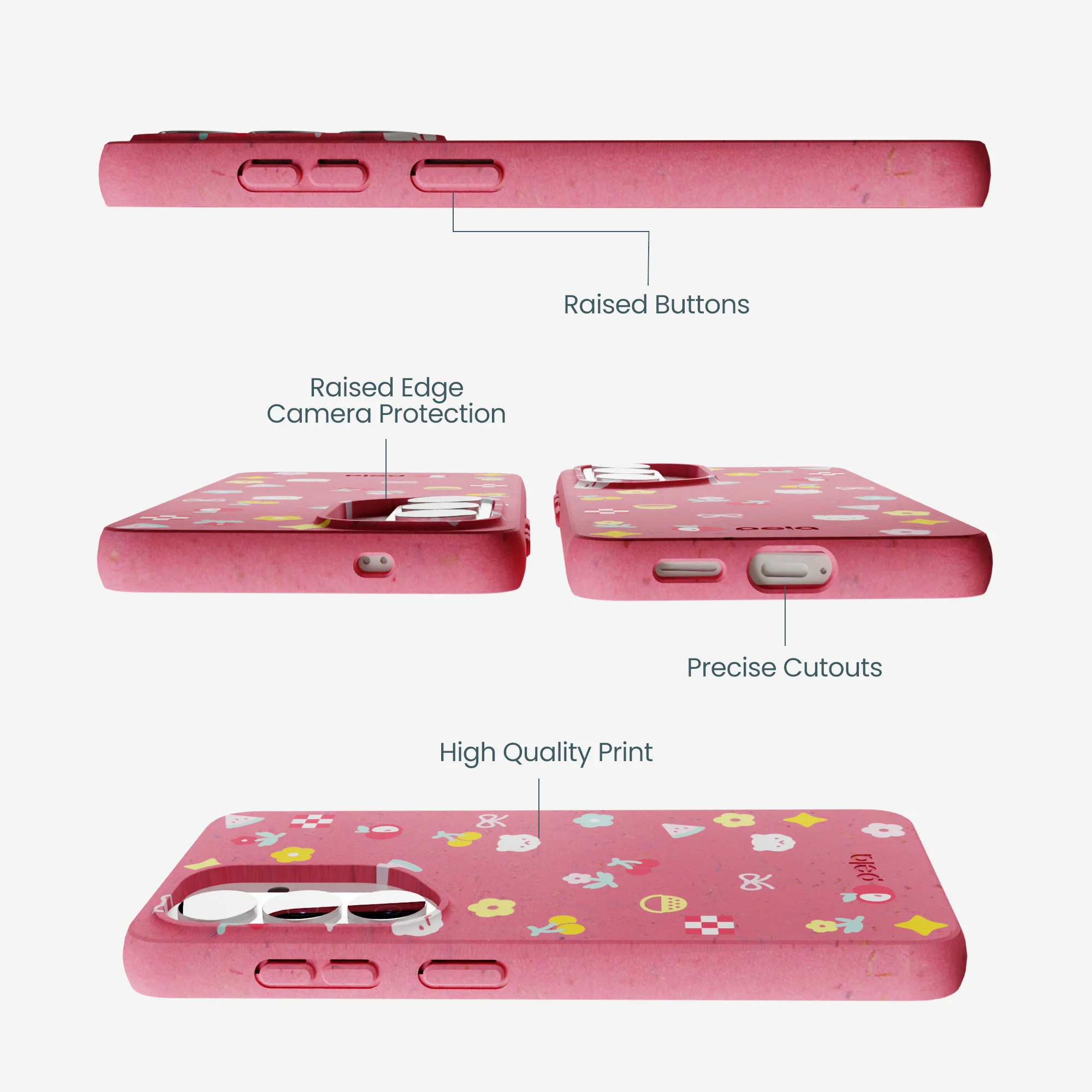 Bubblegum Pink Pretty Picnic Samsung Galaxy S26 Case - Image 3