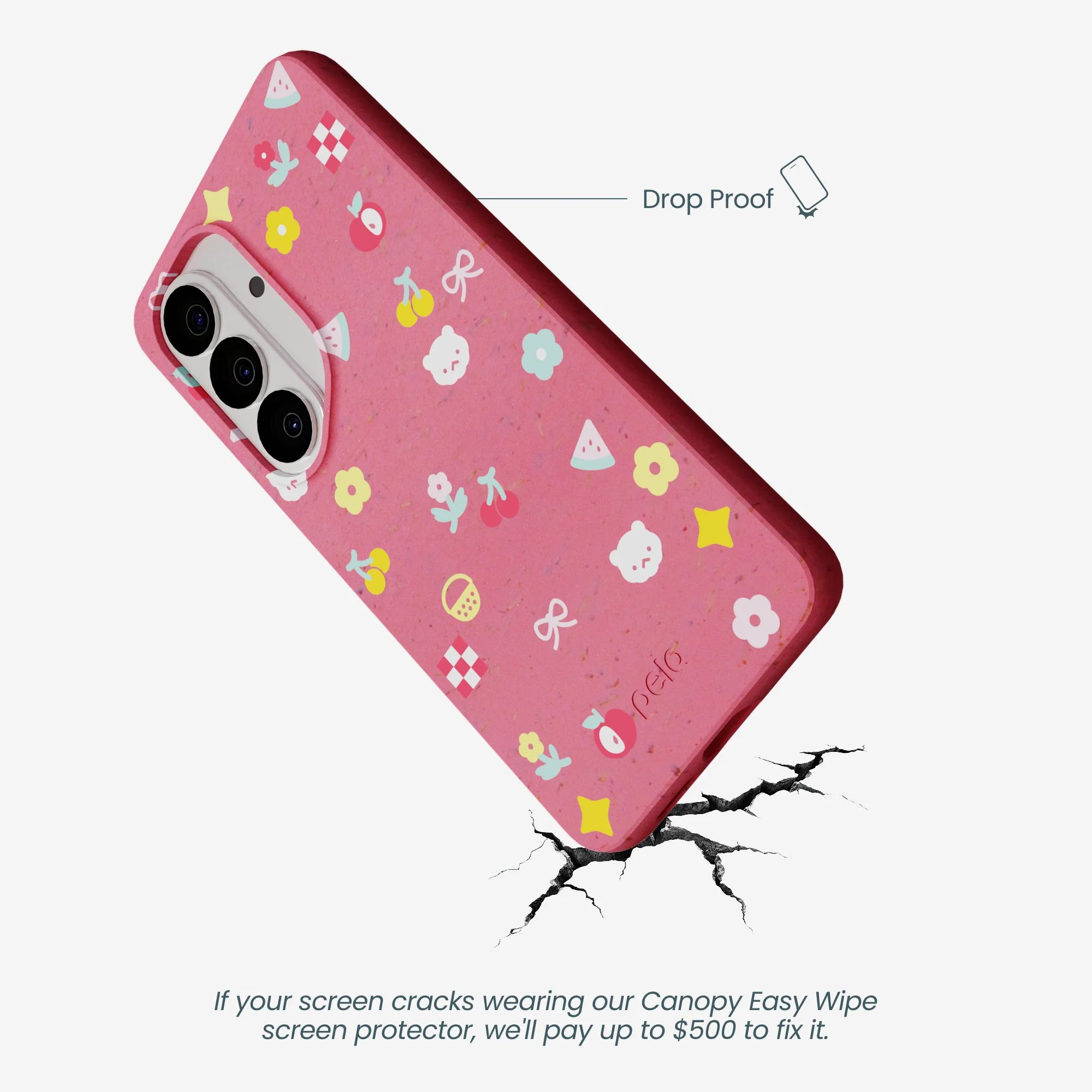 Bubblegum Pink Pretty Picnic Samsung Galaxy S26 Case - Image 5