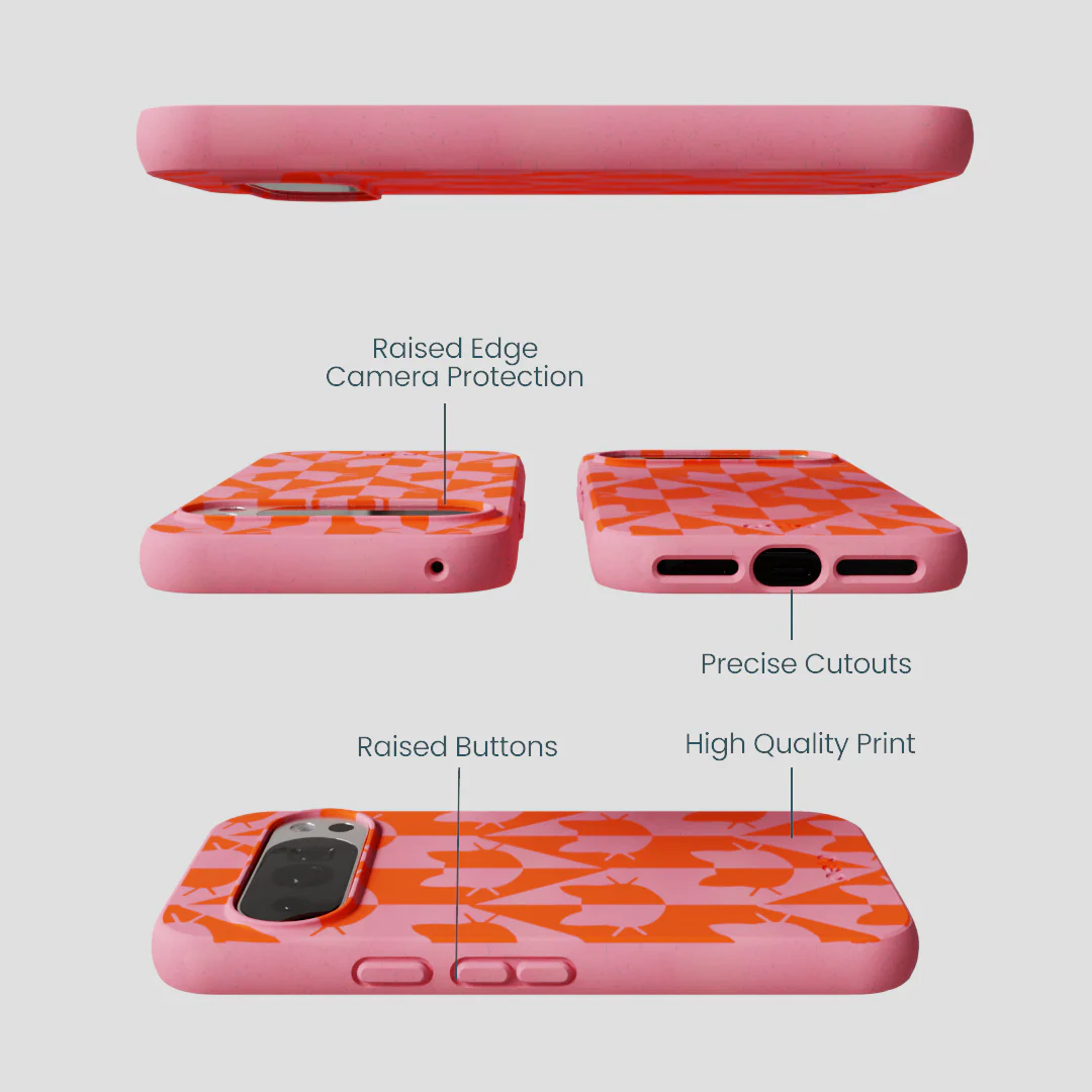 Bubblegum Pink Purr Google Pixel 10/10 Pro Case - Image 3