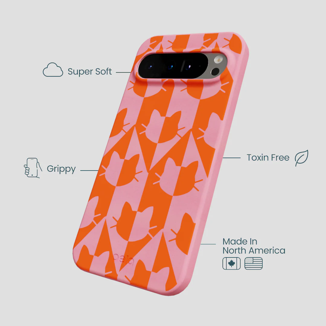 Bubblegum Pink Purr Google Pixel 9 Pro XL Case - Image 3