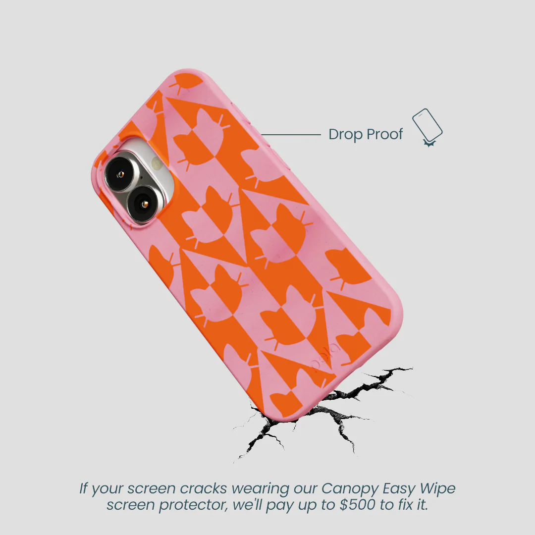 Bubblegum Pink Purr iPhone 16 Case - Image 5