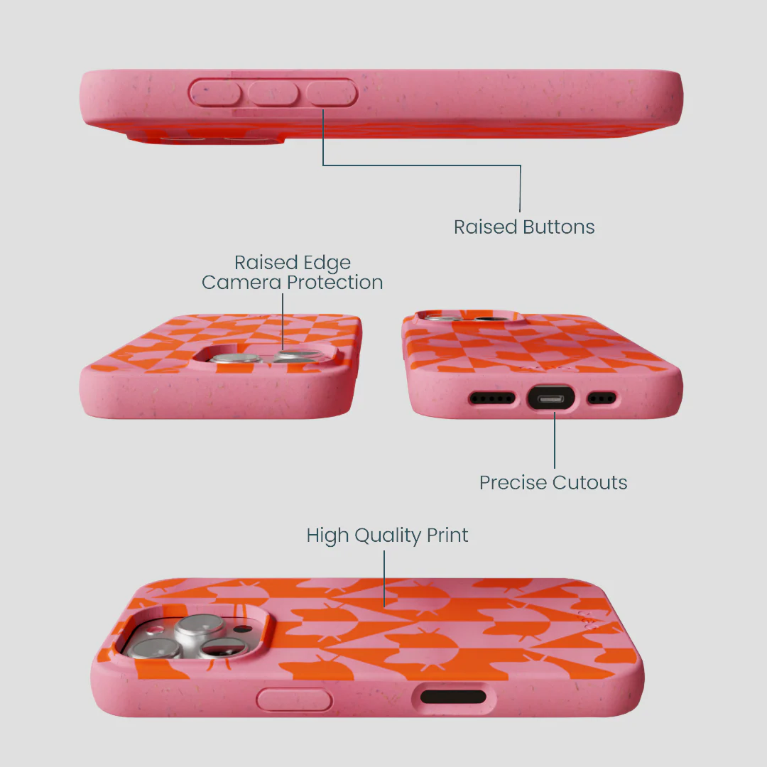 Bubblegum Pink Purr iPhone 16 Pro Case - Image 3