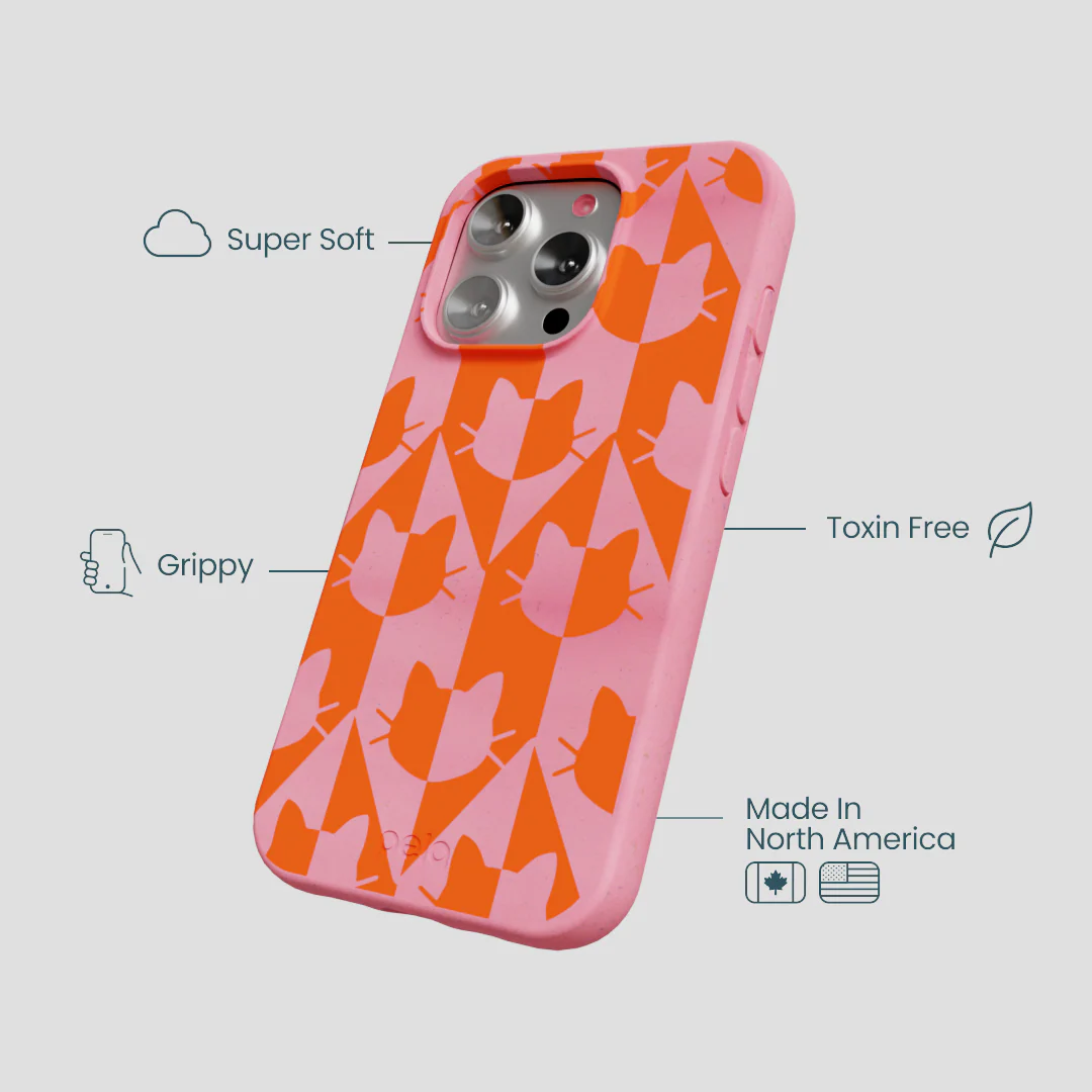 Bubblegum Pink Purr iPhone 16 Pro Case - Image 4