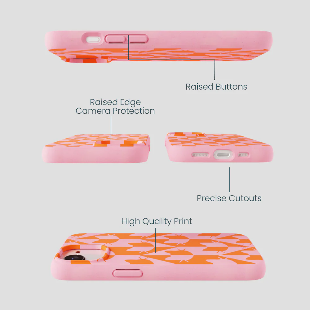 Bubblegum Pink Purr iPhone 16e/17e Case - Image 3