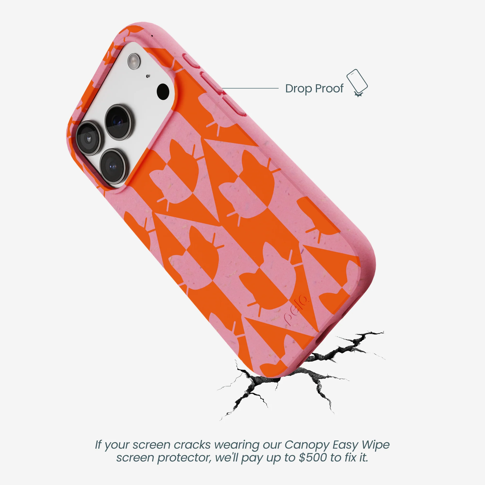 Bubblegum Pink Purr iPhone 17 Pro Case - Image 5