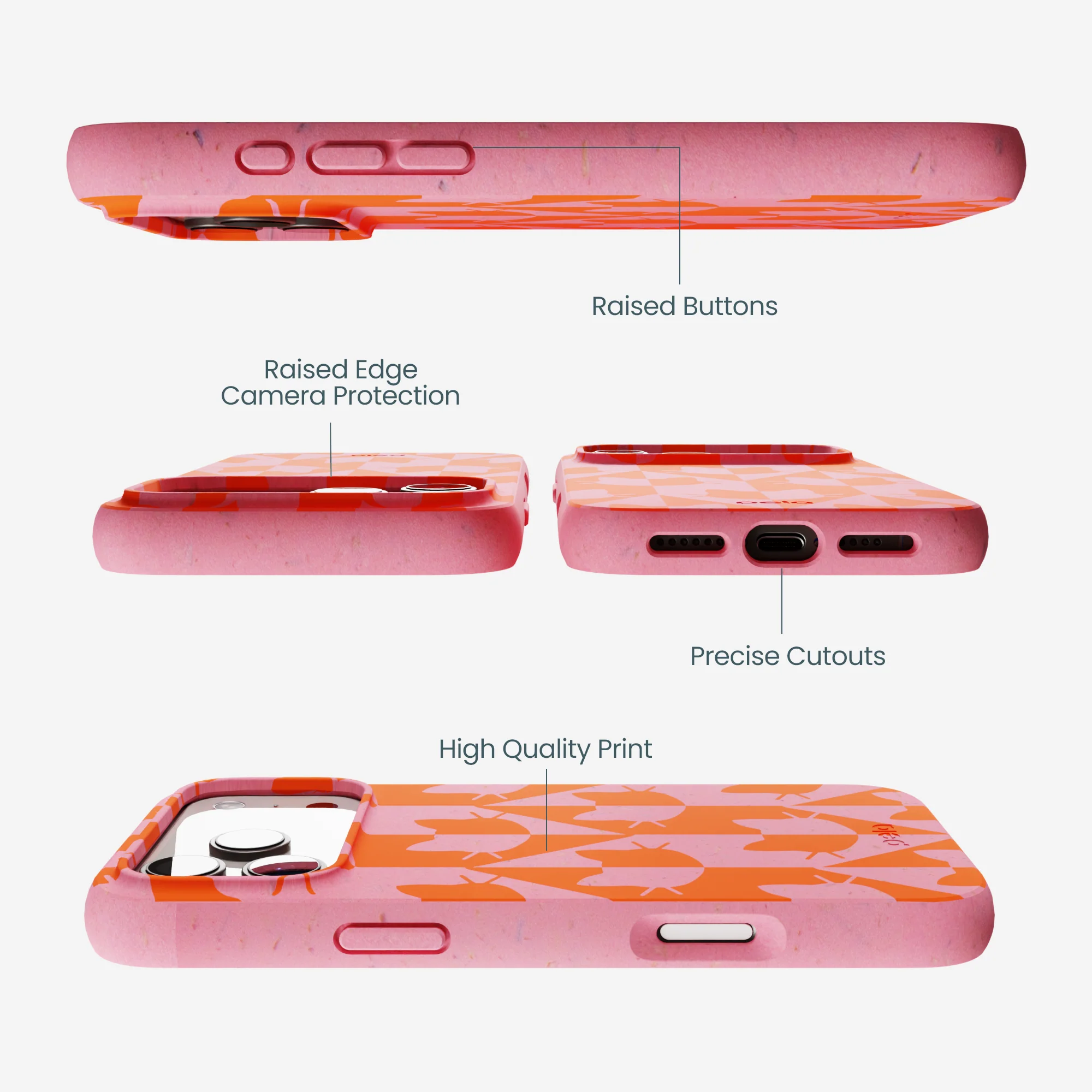 Bubblegum Pink Purr iPhone 17 Pro Max Case - Image 3