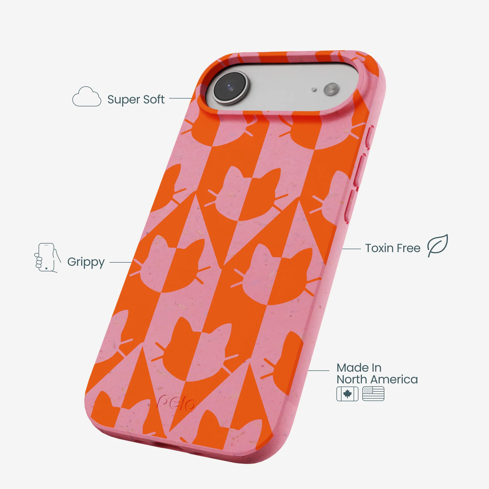 Bubblegum Pink Purr iPhone Air Case - Image 4
