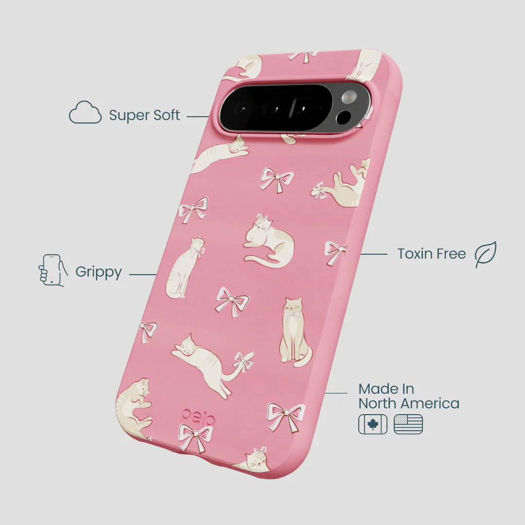 Bubblegum Pink Purrfection Google Pixel 10 Pro XL Case - Image 4