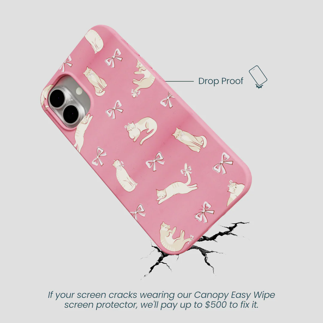 Bubblegum Pink Purrfection iPhone 16 Plus Case - Image 5