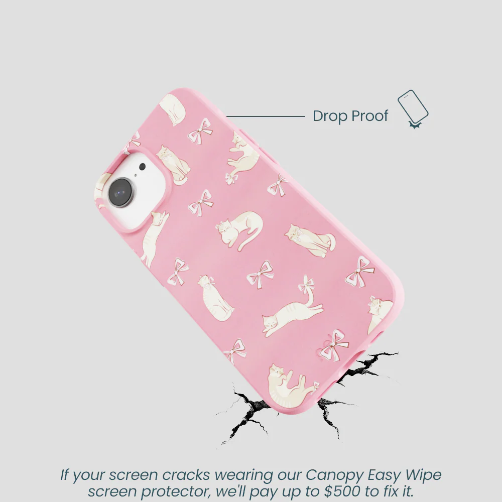 Bubblegum Pink Purrfection iPhone 16e/17e Case - Image 5