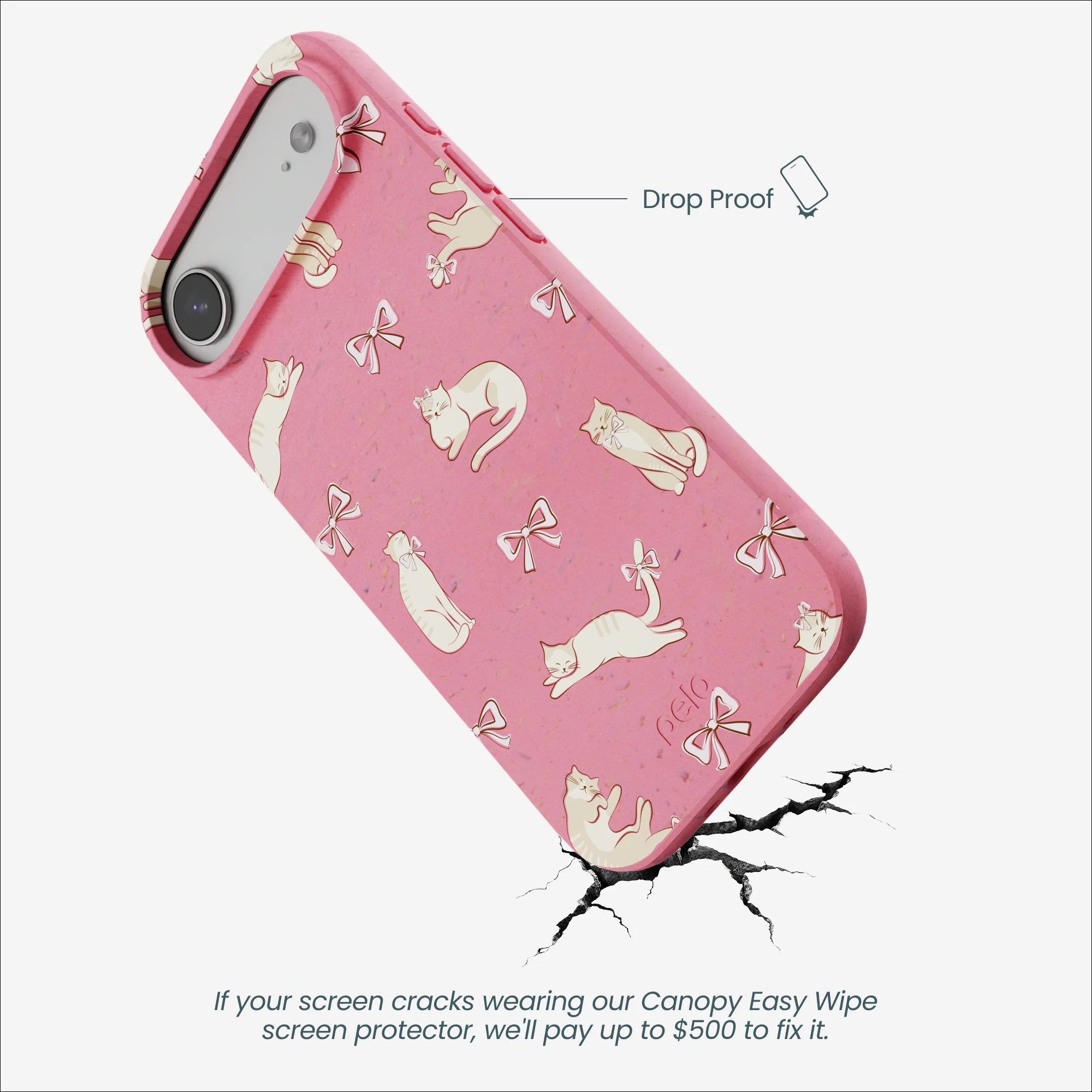 Bubblegum Pink Purrfection iPhone Air Case - Image 5