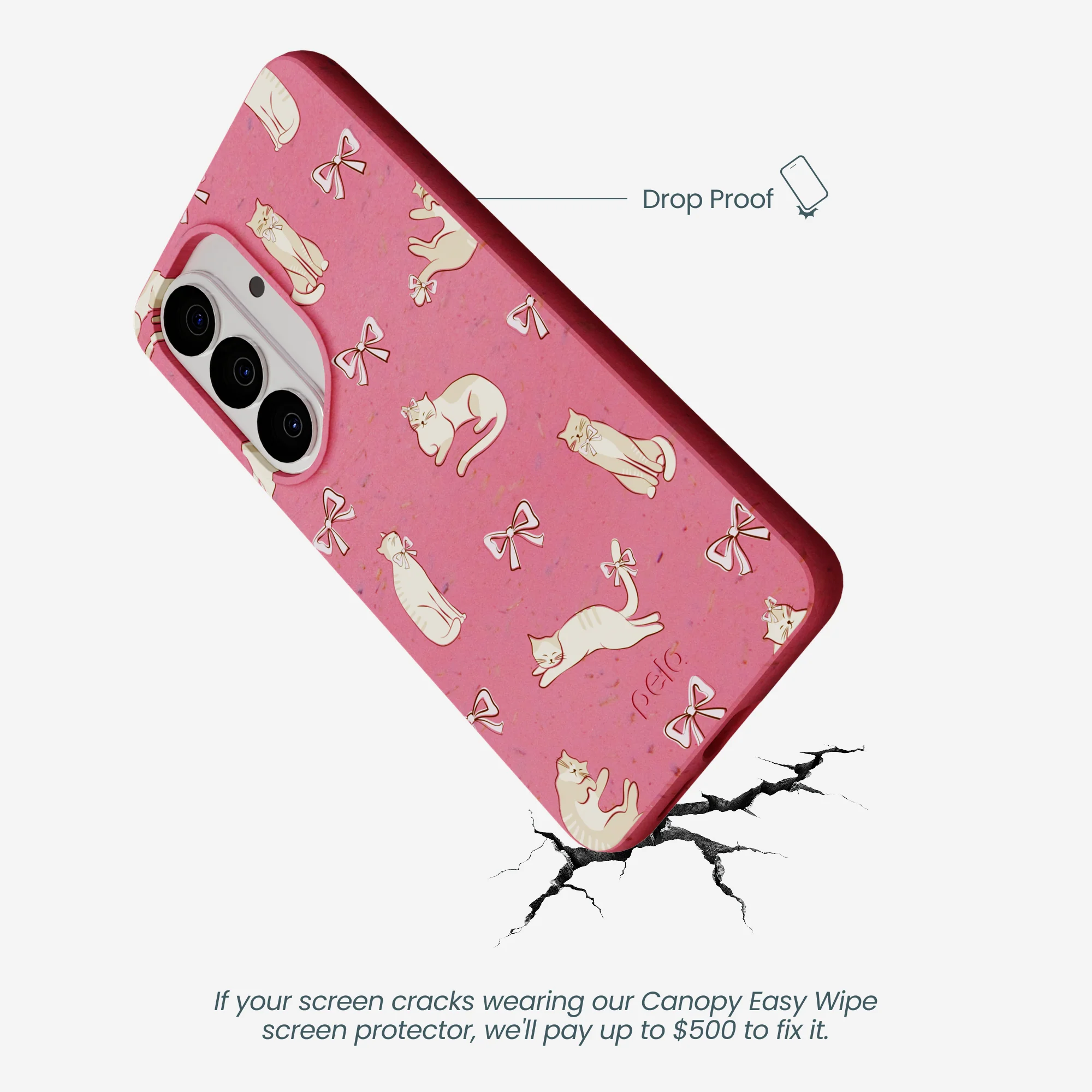 Bubblegum Pink Purrfection Samsung Galaxy S26 Case - Image 5