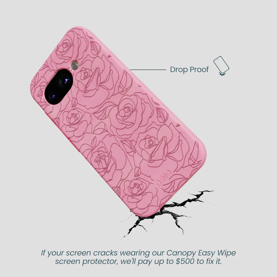 Bubblegum Pink Rosettes Google Pixel 9a Case - Image 5
