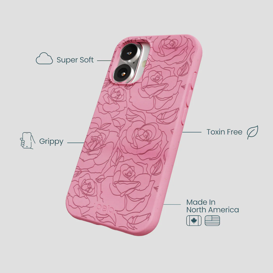 Bubblegum Pink Rosettes iPhone 16 Case - Image 4