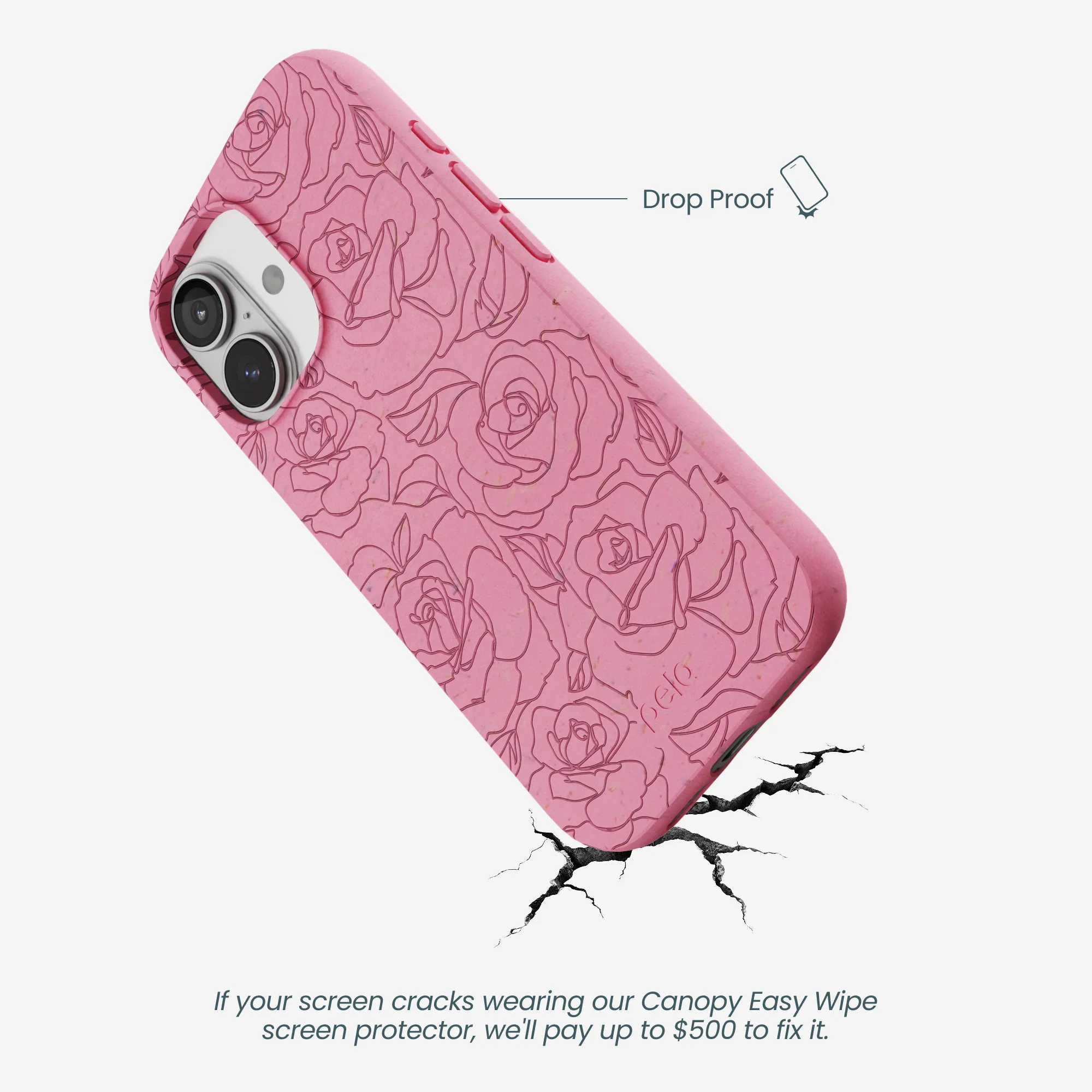 Bubblegum Pink Rosettes iPhone 17 Case - Image 5