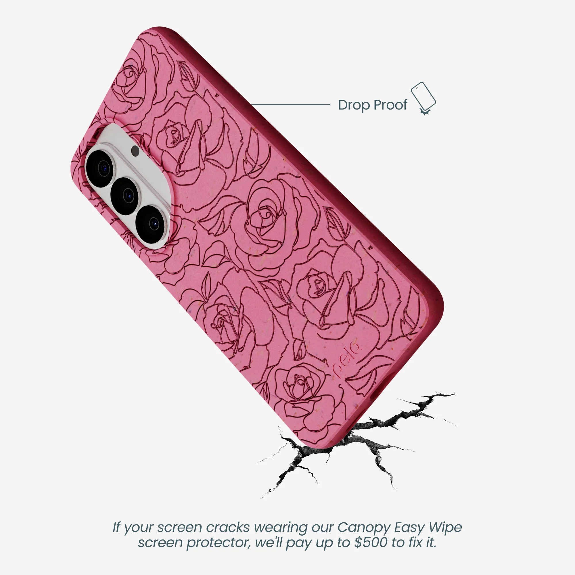 Bubblegum Pink Rosettes Samsung Galaxy S26 Case - Image 5