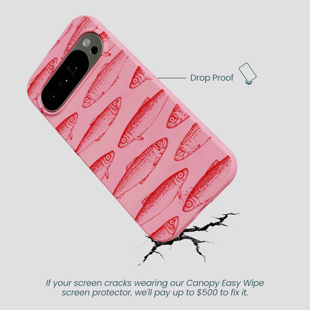 Bubblegum Pink Sardine Stream Google Pixel 10 Pro XL Case - Image 5