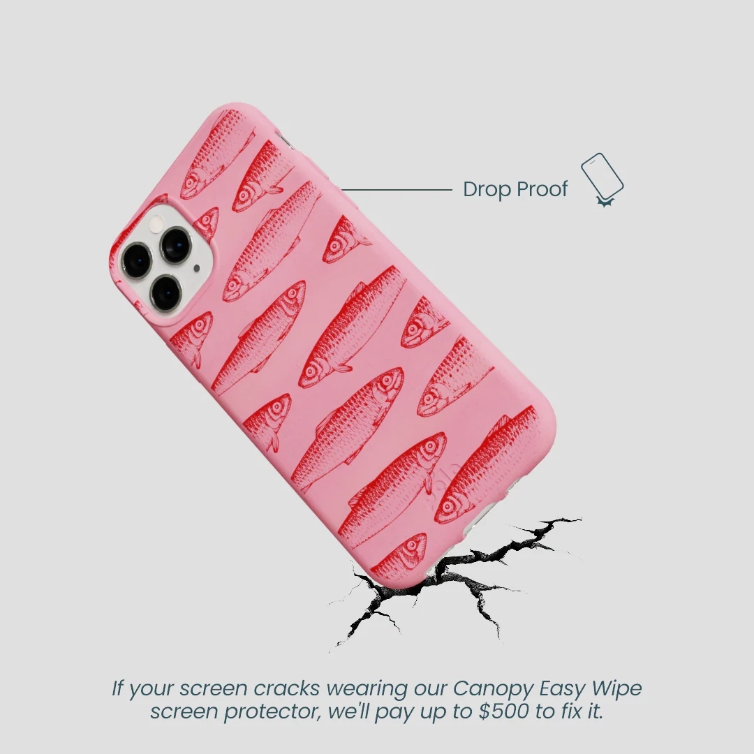 Bubblegum Pink Sardine Stream iPhone 11 Pro Case - Image 5