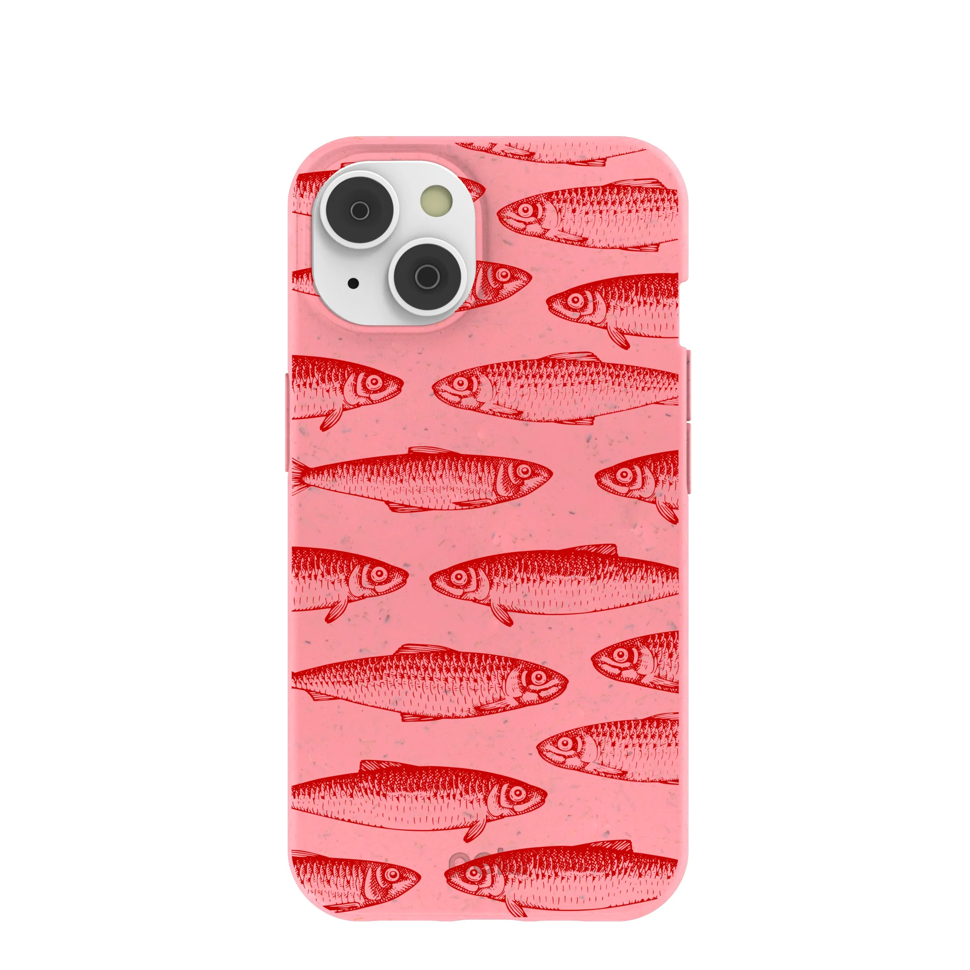 Bubblegum Pink Sardine Stream iPhone 14 Case