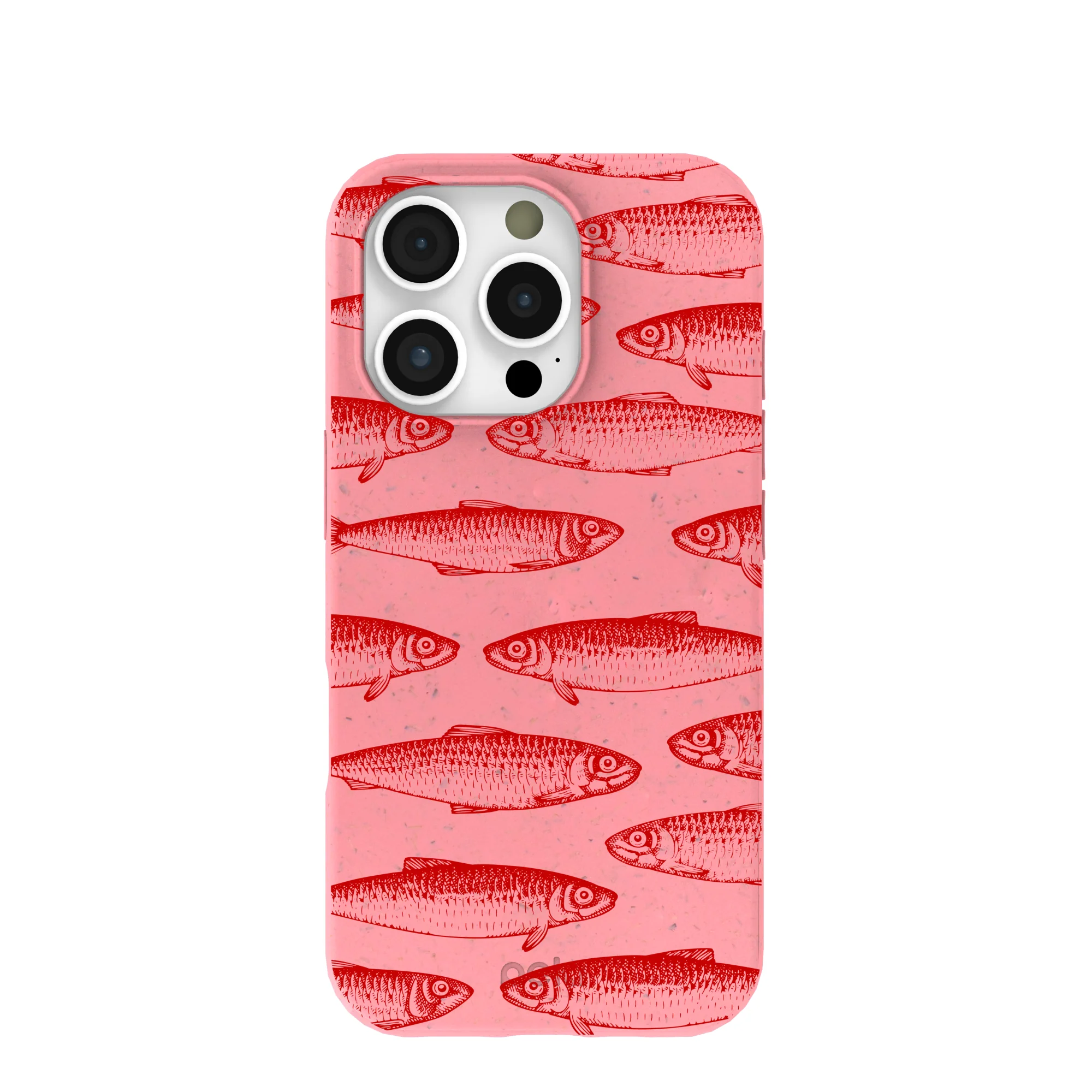 Bubblegum Pink Sardine Stream iPhone 16 Pro Case